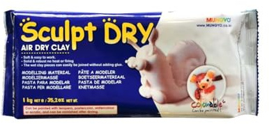 Artstraws Creation Station 1 Kg Air-Drying Clay White