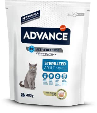 ADVANCE Sterilized Trockenfutter Katze, 1-er Pack (1 x 400 g)