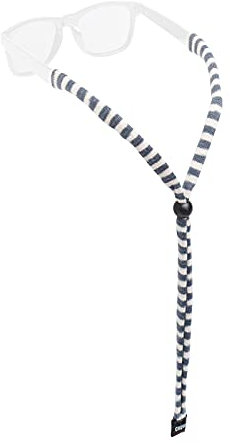 Chums Original Cotton Attaches Standard pour Lunettes Gris/Blanc