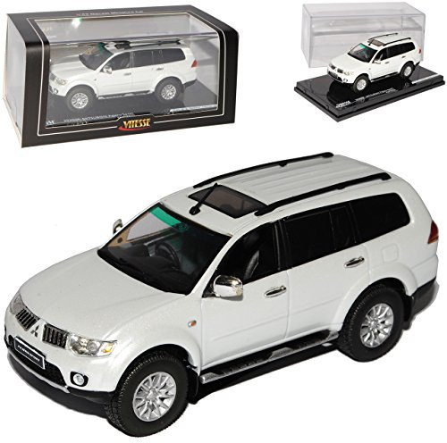 VITESSE Mitsubishi Pajero Sport Weiss 2. Generation Ab 2008 1/43 Modell Auto Modellauto