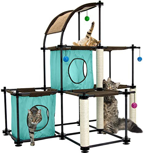 Kitty City Claw Indoor Mega Kit Cat Furniture, Corrugate Cat Scratcher