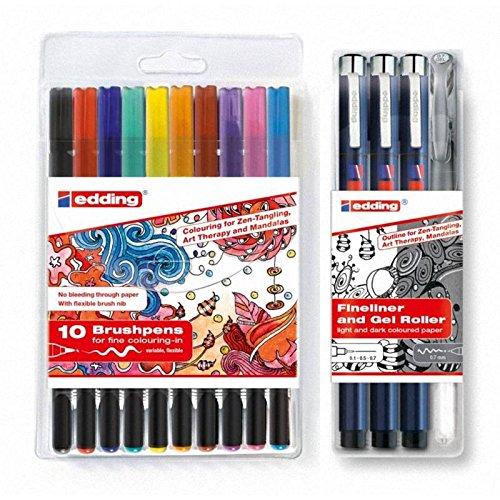 Zendoodle Colouring 1340 10er Set + Outline 4er Set