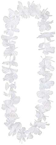 Boland - Hawaiikette Ohana, 1 Stück, Länge 105 cm, Halskette, Sommer, Strand, Blüten, Blumen, Meer, Urlaub, Accessoire, Verkleidung, Kostüm, Karneval, Mottoparty