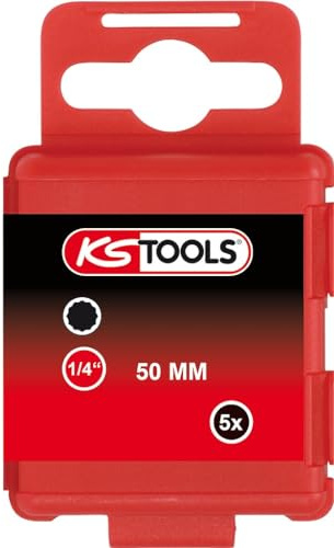 KS Tools 911.2705 1/4 CLASSIC Bit XZN, 50mm, M4, 5er Pack