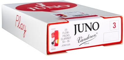 Vandoren JUNO JCR01325 Bb Clarinet Reeds - 3.0 (25-pack)