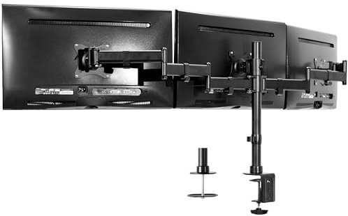 VIVO STAND-V003M - Supporto articolato per 3 schermi LCD fino a 24