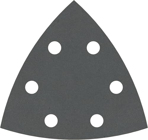 PRO F355 Sanding Sheet, 93 mm, G400, 5 pcs | für Beton, Harter Stein, Ø 93x93 mm, Körnung 400, Professional Zubehör Multifunktionswerkzeug, Deltaschleifer