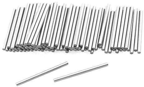 uxcell A12042300ux0533 100 Pcs Stainless Steel 1mm x 15.8mm Dowel Pins Fasten Elements Stainless Steel (Pack of 100)