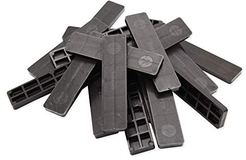 SILISTO Verglasungsklötze aus Kunststoff 100x40x6mm - 500 Stück - die Abstandshalter Kunststoff eignen sich als: Unterlegkeile, Distanzscheiben, Ausgleichsplättchen, Glaserklötze oder Montageklötze
