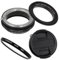 Fotodiox M-Reverse-55-Nikon-Kit RB2A 55MM Macro Reverse Ring Kit with G and DX Type Lens Aperture Control, 52MM Lens Cap and 52MM UV Protector Fits Nikon