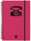 finocam Rubrica Telefonica, Phone - Magenta, Medio - 148 x 210 mm (DIN A5)