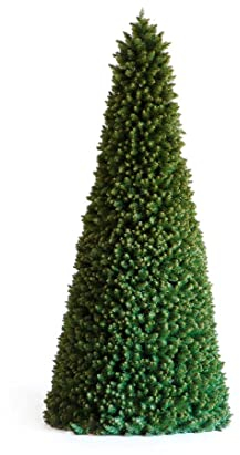 Künstliche Tannenbaum Pyramide, Höhe 240cm von kunstpflanzen-discount.com - künstlicher Weichnachtsbaum künstliche Weihnachtsbäume Deko Weihnachts Bäume Tannenbäume Nordmann Tannen Christbäume