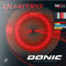 DONIC Belag Quattro Aconda Soft Farbe 1,5 mm, rot, Größe 1,5 mm, rot