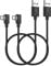 SUNGUY Câble Micro USB 90 Angle, 2 pièces 0.5m 3A USB vers Micro USB Câble de charge USB 2.0 Transfert de données Compatible avec Galaxy S7 Edge S6 S5, Moto E6 5 4, Xperia Z5, Kindle Fire, LG