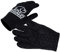 Rhino Unisex Pro Full Finger Rugby-Handschuh, Schwarz, S/M