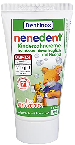 Nenedent Kinderzahncreme Homöopathieverträglich mit Fluorid (3er Pack)