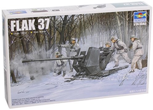 Trumpeter 02310 Modellbausatz FLAK 37 (German 3.7cm anti-aircraft gun)