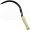 FALCIOLA CEREALI DENTATA 45 CM FALCE FALCETTO MANICO LEGNO TAGLIAERBA FALCIAERBA