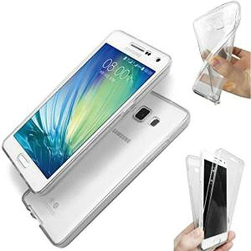 coque-personnalisable Coque Intégrale 360° pour Samsung Galaxy S6 Edge Gel Transparent ÉTUI Housse en Gel Silicone Avant Arrière Transparent (Samsung Galaxy S6 Edge)