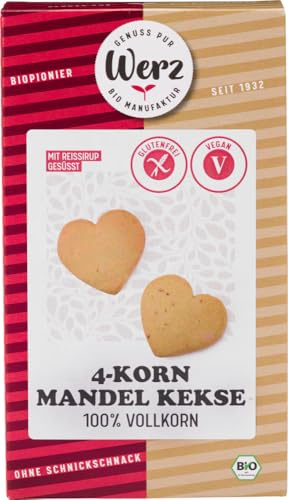 Bio 4-Korn Mandel Kekse, glutenfrei 2 x 150 g