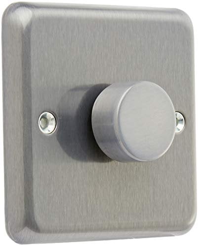 MK K1551BRCLV 1G Single 2-Way 60W - 500W Dimmer - Brushed Chrome