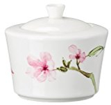 Rosenthal 61040-414124-14330 - Zuccheriera Jade con Coperchio, Motivo a Fiori di Magnolia, da 6 Persone / 0,25 l