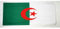 AZ FLAG - Drapeau Algérie - 250x150 cm - Grand Drapeau Algérien 100% Polyester Avec Oeillets Métalliques Intégrés - Pavillon 300 g