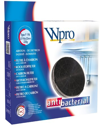 Wpro FAC529 - Filtro a carbone per cappa F196, diametro: 196 mm