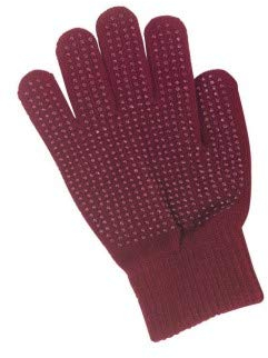 Kerbl Reithandschuhe Magic Grippy, für Kinder, Bordeaux