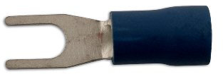 Connect 30192 Blue Fork Terminal 6.4mm 100pc
