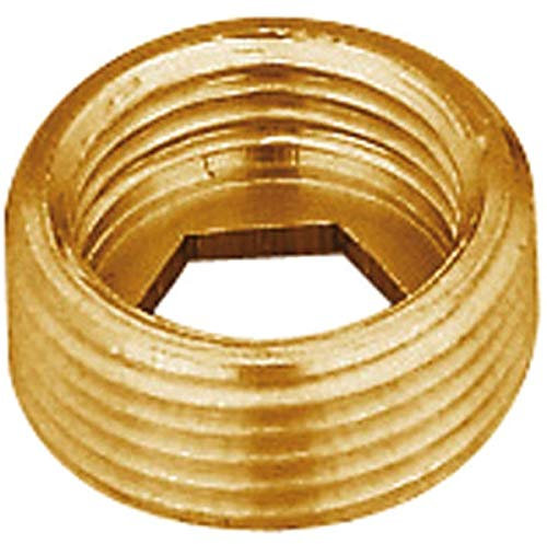 réduction en laiton à visser - portée intérieure - mâle 20 x 27 vers femelle 15 x 21 - sachet de 2