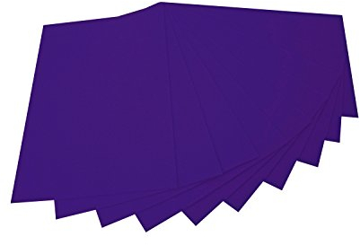 folia 520431 - Bastelfilz, mit feiner Wollqualität, 10 Blatt, 150 g/qm, 20 x 30 cm, lila, klebefleckenfreie Verarbeitung - ideal für vielfältige Bastelarbeiten