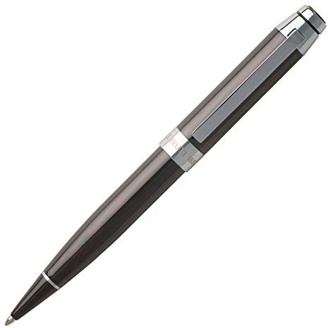 Cerruti 1881 Kugelschreiber Heritage in der Farbe Dunkelchrome mit blauer Mine, NST0994, Grau