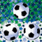 Amscan 369903 - Konfetti Championship Soccer, Folie/Papier, 14 g, Fußball, Streudeko, Tischdekoration, Karneval, Geburtstag