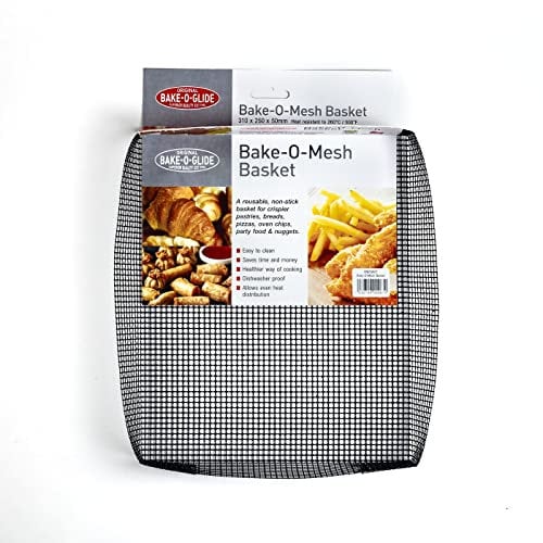 Bake-O-Glide® Mesh Oven Basket, Black,31 x 25 x 5 cm
