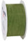 PRÄSENT Organza Ribbon, Polyester, Olive, 40mm-25m