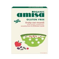 Amisa Organic Fruity Oat Muesli 325g (Pack of 5)