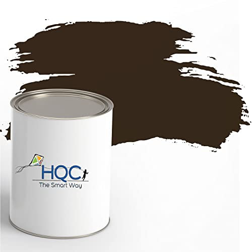 HQC Weather Shield Brown Smooth Masonry Paint | 1L in 30+ Colours | Storm Proof, Scrub Resistance & Waterproof | Weatherproof Technology Designed with Acrylic Resin for Ultimate Protection