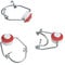 Takestop® Lot de 8 bouchons mécaniques avec joint pour bouteilles en verre