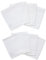 Bornino Baby Mullwaschlappen 8er-Pack/Molton Waschlappen / 15x20 cm / 100% Baumwolle/weiß