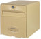 BURG-WÄCHTER Boîte aux Lettres Agréée La Poste, 1 Porte, 508 BE F BALthazar, Beige, en Acier Galvanisé, Avec Porte à Ouverture Totale et Stop-Courrier (Porte bloquée à 120°)