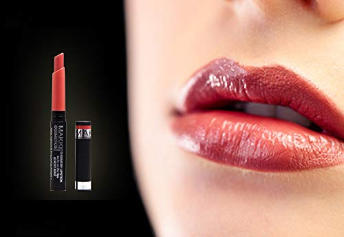 Makki Schimmernder Lippenstift schmilzt auf den Lippen 03 Rosy Beige Rosig