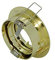 Lampenlux Einbaustrahler Samila rund 230V GU10 Aluminium schwenkbar (gold glänzend, ohne Leuchtmittel)
