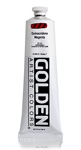 Or 0001305-3 5 oz Acrylique Heavy Body Paint - Magenta Quinacridone