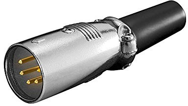 Goobay 11956 Mikrofonstecker schwarz
