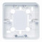 Schneider Electric Elso 504104 Geräteträger Flach 20mm für Einbaugeräte, Aufputz, Kompatibel mit ELSO Renovierungssystem, Reinweiß