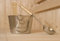 Exklusives Aufguss-Set Edelstahl für Sauna