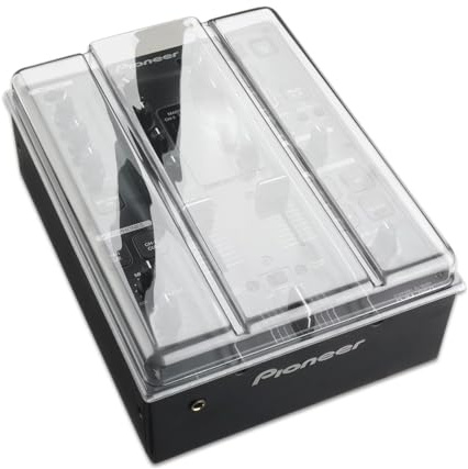 Decksaver Cover for Pioneer DJ DJM-350 - Super-Durable Polycarbonate Protective lid in Smoked Clear Colour, Made in The UK - The DJs' Choice for Unbeatable Protection