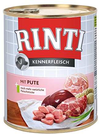 Rinti Pur Kennerfleisch Kalb für Hunde, 12er Pack (12 x 800 g)