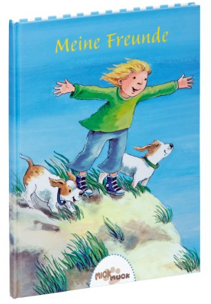 Pagna 20518-15 Buch - Meine Freunde Mick und Muck Motiv Am Meer, 14.5 x 22 cm, 60 Seiten